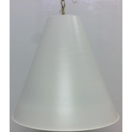 22" White Metal Cone Pendant Light (Added 07/30/2026)