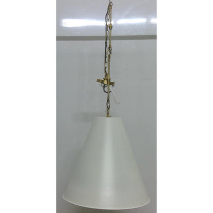 22" White Metal Cone Pendant Light (Added 07/30/2026)