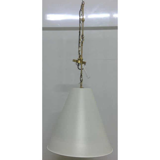 22" White Metal Cone Pendant Light (Added 07/30/2026)