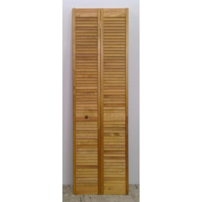 23.5" x 79" Louver Wood Bifold Closet Door (Added 07/21/2026)
