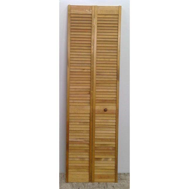 23.5" x 79" Louver Wood Bifold Closet Door (Added 07/21/2026)