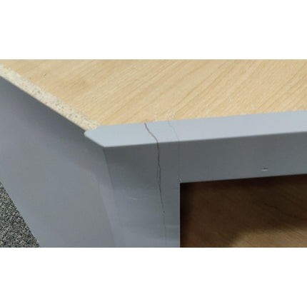 24" Gray Corner Cabinet