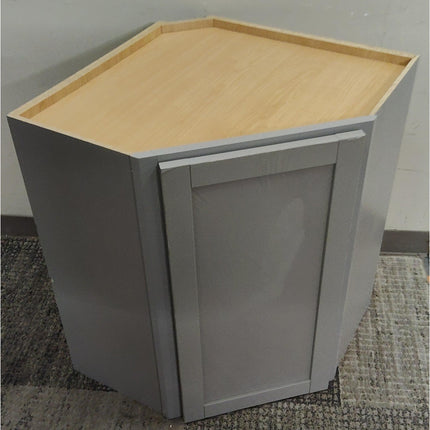 24" Gray Corner Cabinet