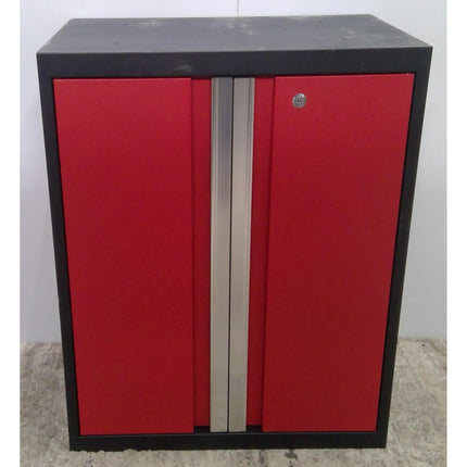 24" Red and Black Steel Base Cabinet (Added 08/12/2026)