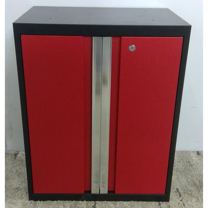 24" Red and Black Steel Base Cabinet (Added 08/12/2026)