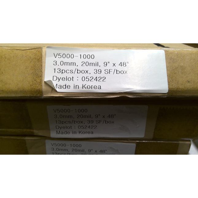 273 Square Feet of Vinyl Flooring (7 Boxes)