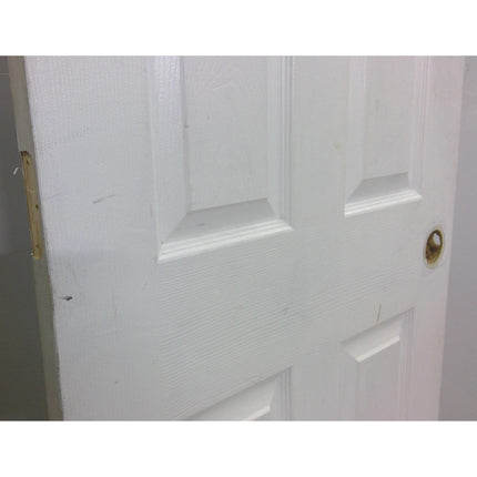 28" x 80.75" White Six Panel Door