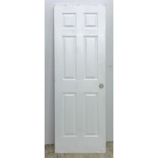 28" x 80.75" White Six Panel Door