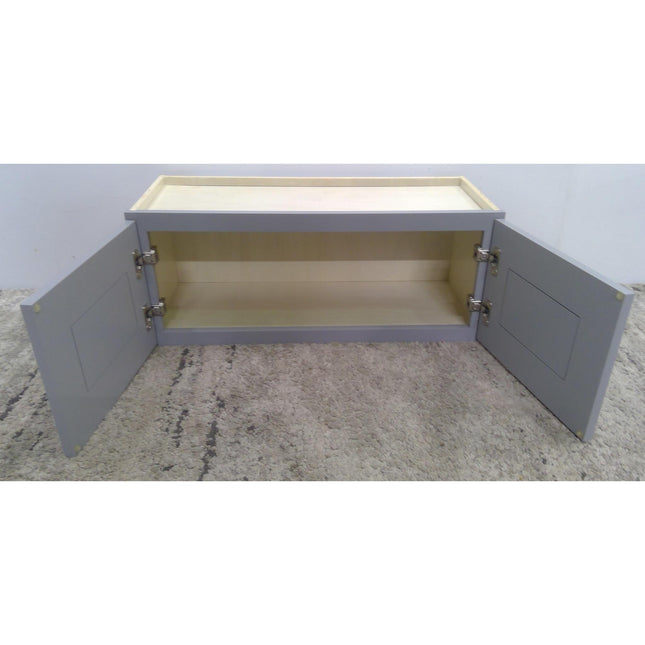 30" x 12" Gray Plywood Upper Cabinet (Added 07/31/2026)