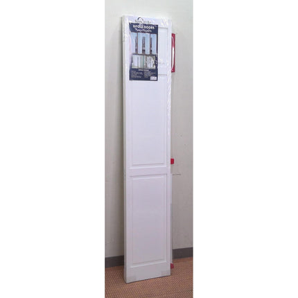 30" x 80" White 6-Panel Solid Core Wood Interior Closet Bi-Fold Door