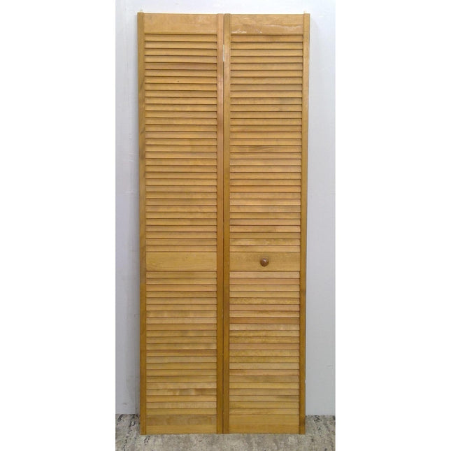 31.5" x 79" Louver Wood Bifold Closet Door (Added 07/21/2026)