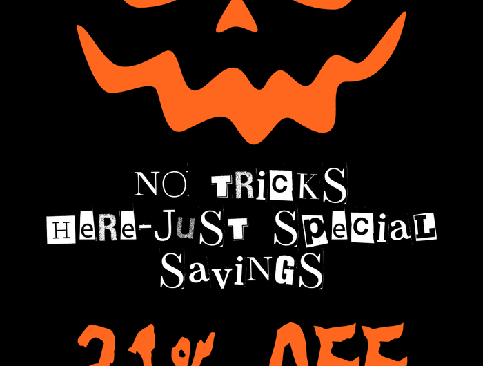 <h2>Halloween Sale</h2>
