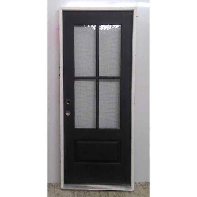 32" x 79" Prehung Black Entry Door with Window Panel (Added 08/11/2026)