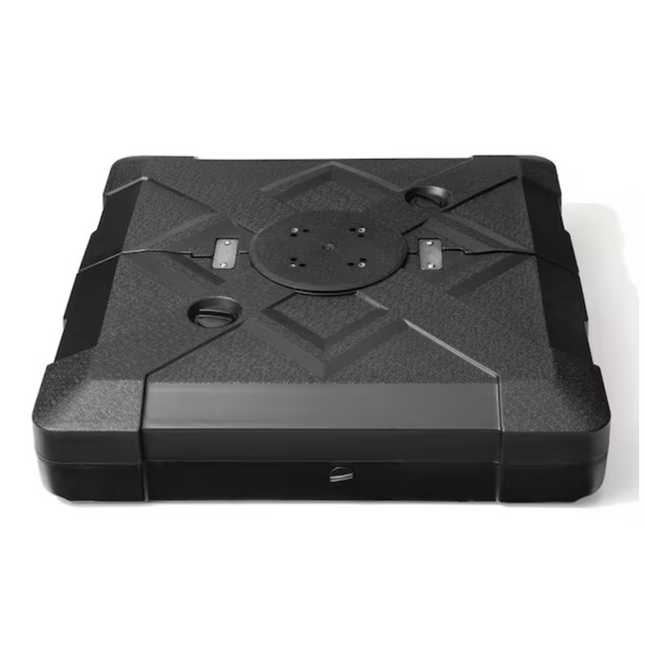 350 lbs. Mobile Square HDPE Heavy-Duty Outdoor Sand and Water Filled Patio Umbrella Base