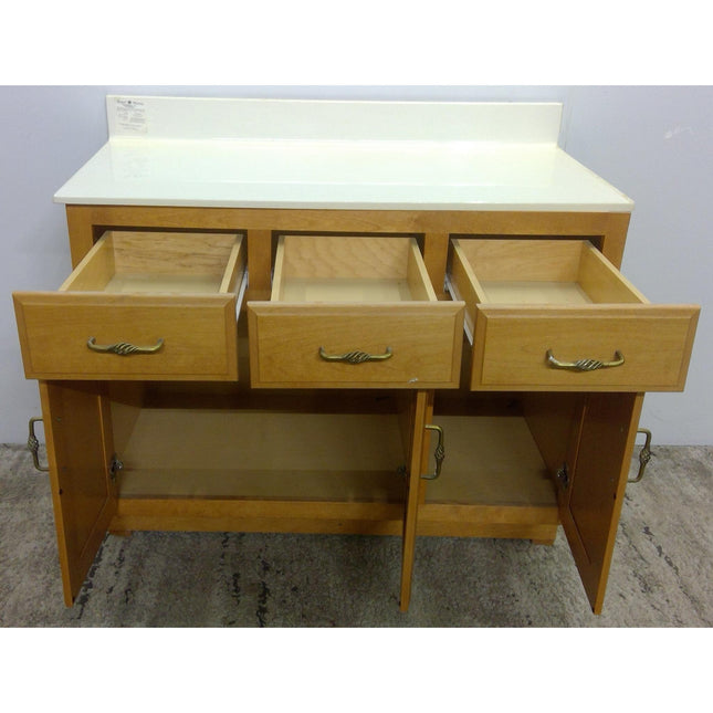 43" Base Cabinet with Cultured Marble Countertop (Added 07/28/2026)