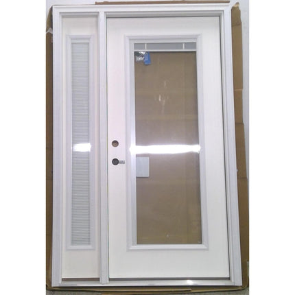 48" x 80" Fiberglass Right-Hand Inswing Prehung Insulating Core Front Door