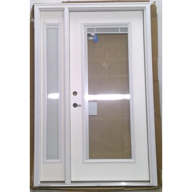 48" x 80" Fiberglass Right-Hand Inswing Prehung Insulating Core Front Door