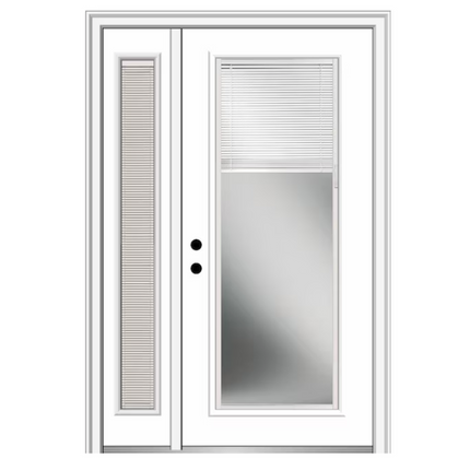 48" x 80" Fiberglass Right-Hand Inswing Prehung Insulating Core Front Door