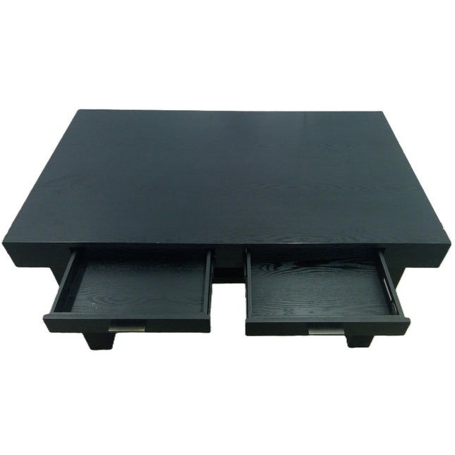 60" Black Table with Drawers (Added 07/16/2026)
