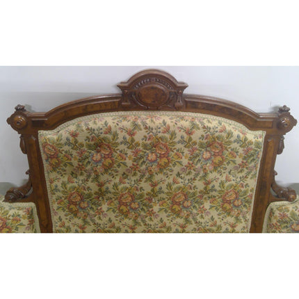 62" Vintage Floral Sofa