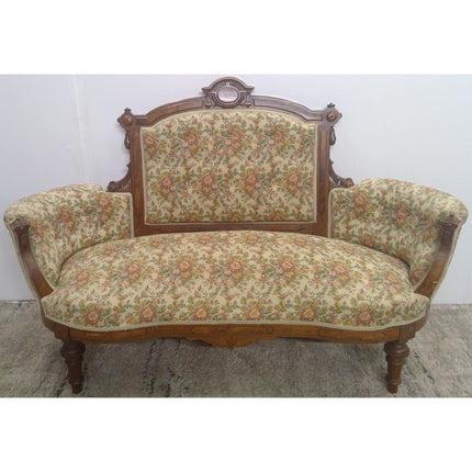 62" Vintage Floral Sofa