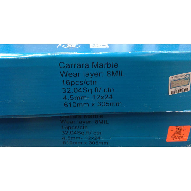 64 Square Feet of Waterproof Rigid Core Flooring (2 Boxes)