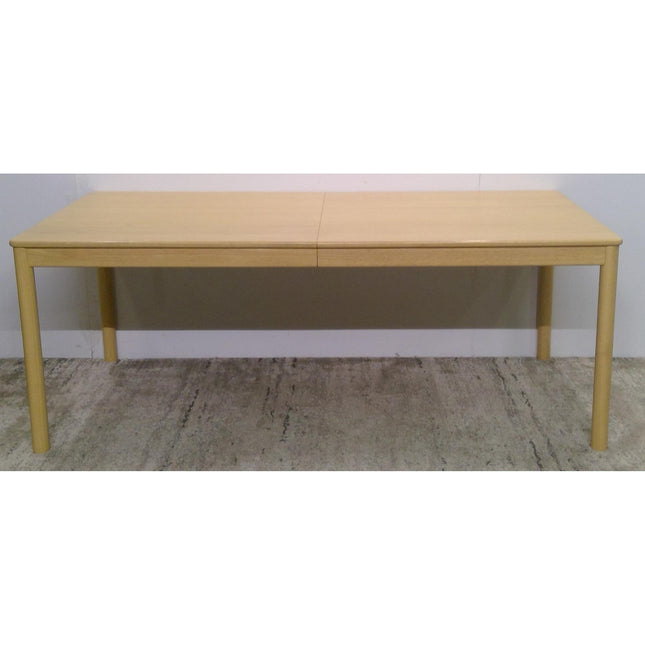 78" x- 97.5" Extendable White Oak Dining Table