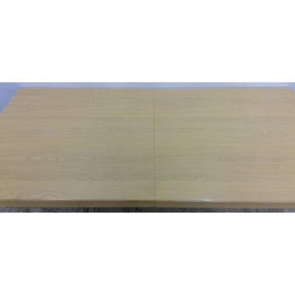78" x- 97.5" Extendable White Oak Dining Table