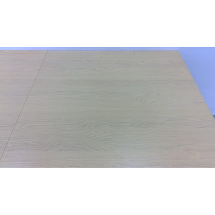 78" x- 97.5" Extendable White Oak Dining Table