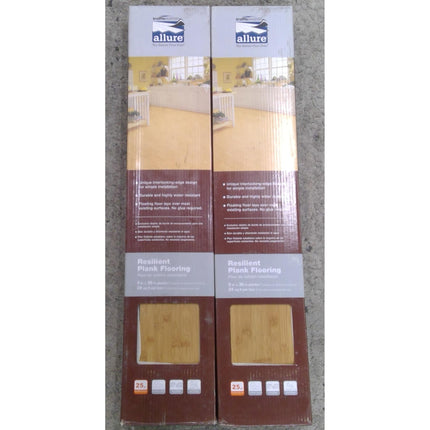 96 Square Feet of Resilient Vinyl Plank Flooring (4 Boxes) (Added 07/17/2026)
