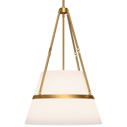 Aged Gold Oliver Pendant Light