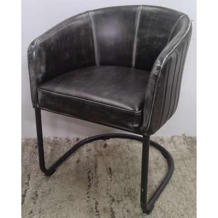 Black Dining Chair with Metal Base (Added 07/16/2026)
