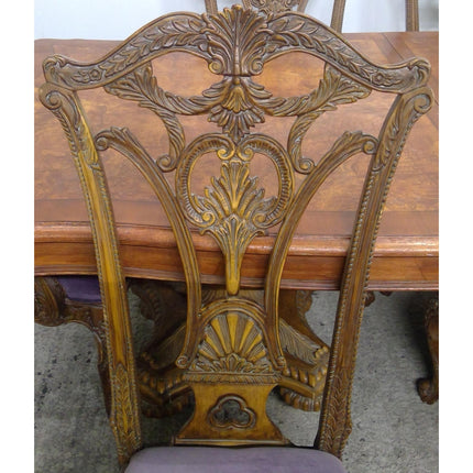 Dining Table with 6 Ornate Chairs (Added 07/22/2026)
