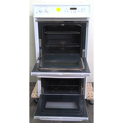 GE 27" White Electric Double Wall Oven