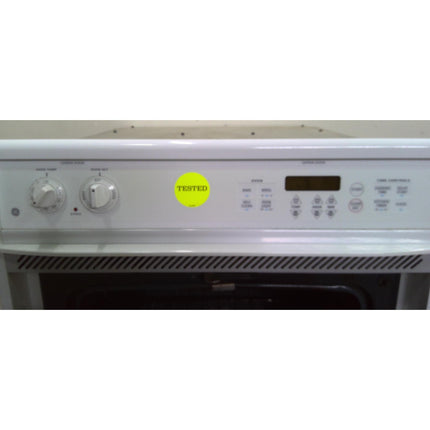 GE 27" White Electric Double Wall Oven