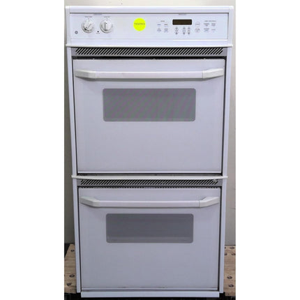 GE 27" White Electric Double Wall Oven