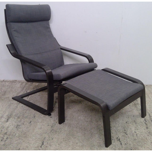 Gray Armchair with Ottoman (Added 07/15/2026)