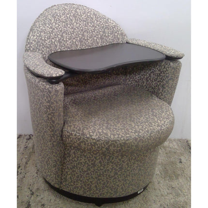 Gray Floral Pattern Mobile Tablet Chair (Added 08/12/2026)