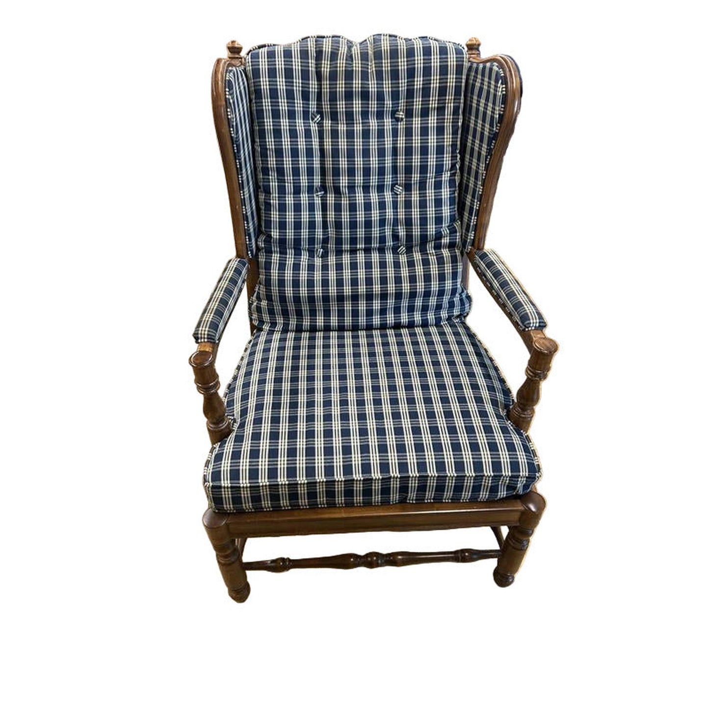 Plaid Armchair