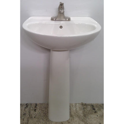 Pedestal Sink with Faucet