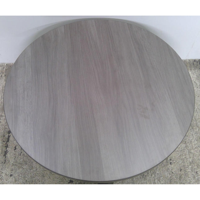 Round Gray Coffee Table