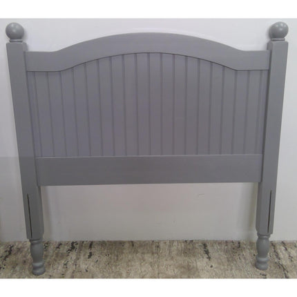Twin Gray Headboard and Footboard