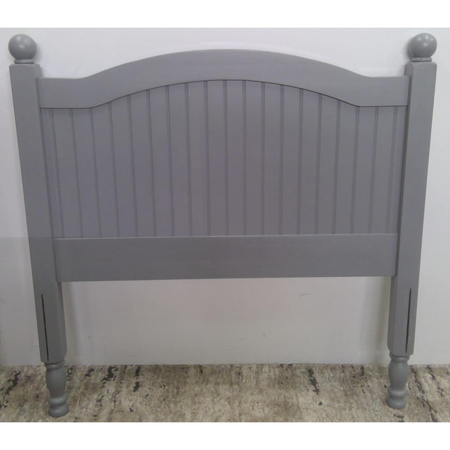 Twin Gray Headboard and Footboard