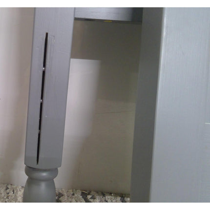 Twin Gray Headboard and Footboard