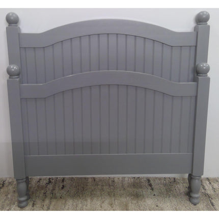 Twin Gray Headboard and Footboard