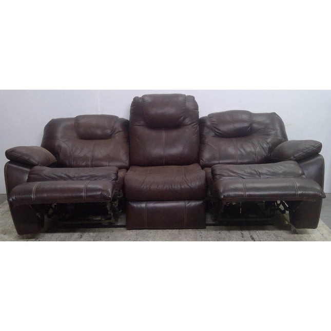 Brown Power Recliner Sofa