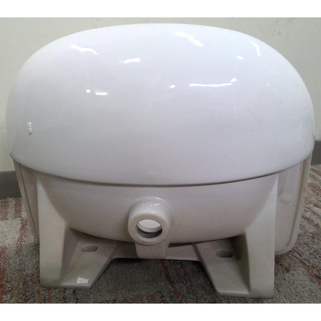 White Wall Mount Sink