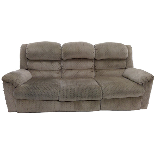 86" Gray Recliner Sofa
