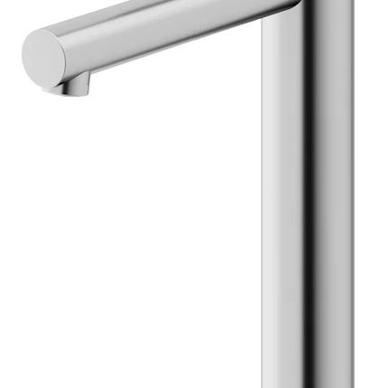 11 in. Single Hole Single Handle Vessel Bathroom Sink Faucet in Brushed Nickel