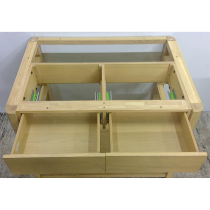 44" White Oak Kitchen Island